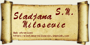 Slađana Milošević vizit kartica